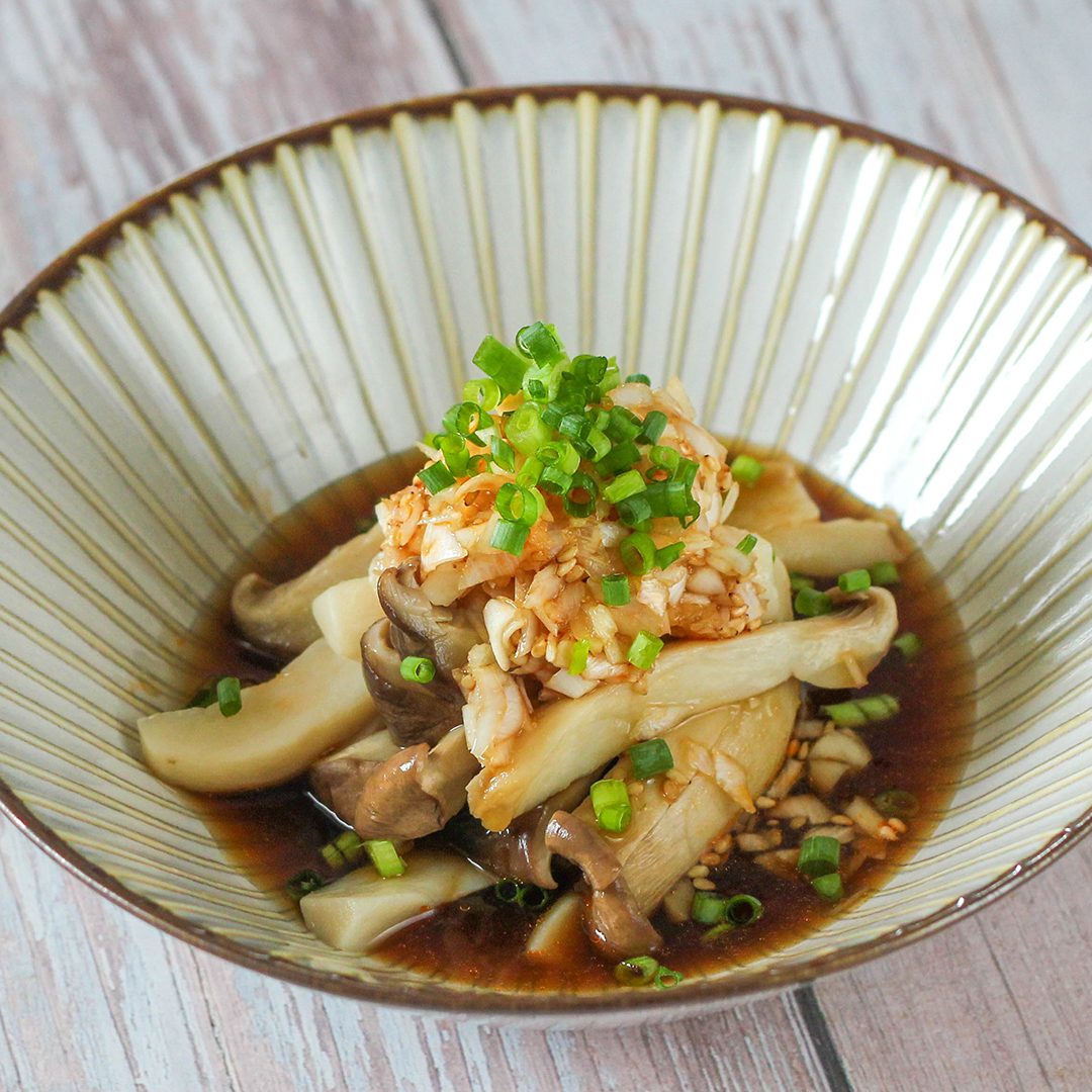 レンジで簡単！よだれエリンギ レシピ・作り方｜Tasty