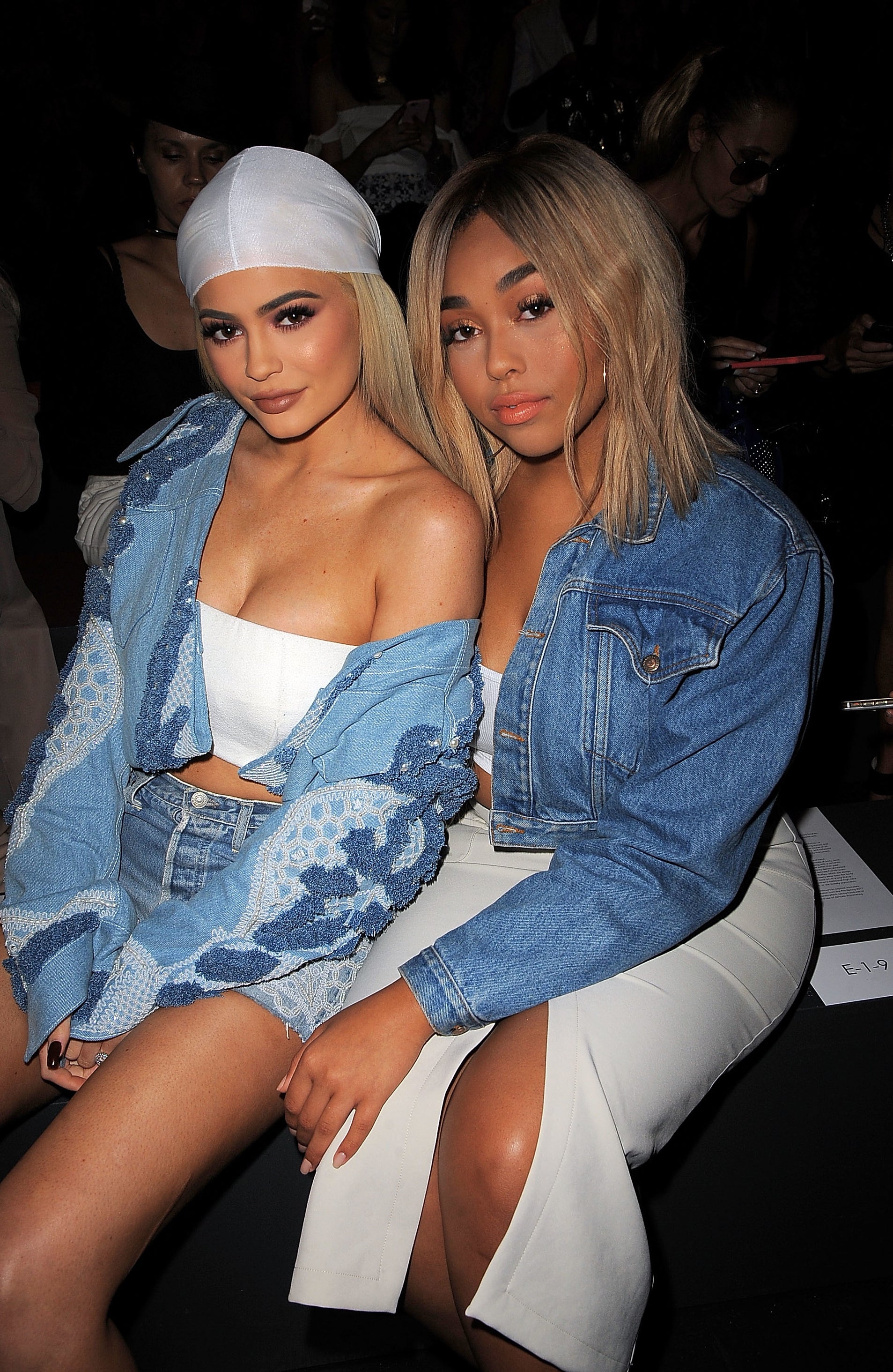 Closeup of Kylie Jenner and Jordyn Woods