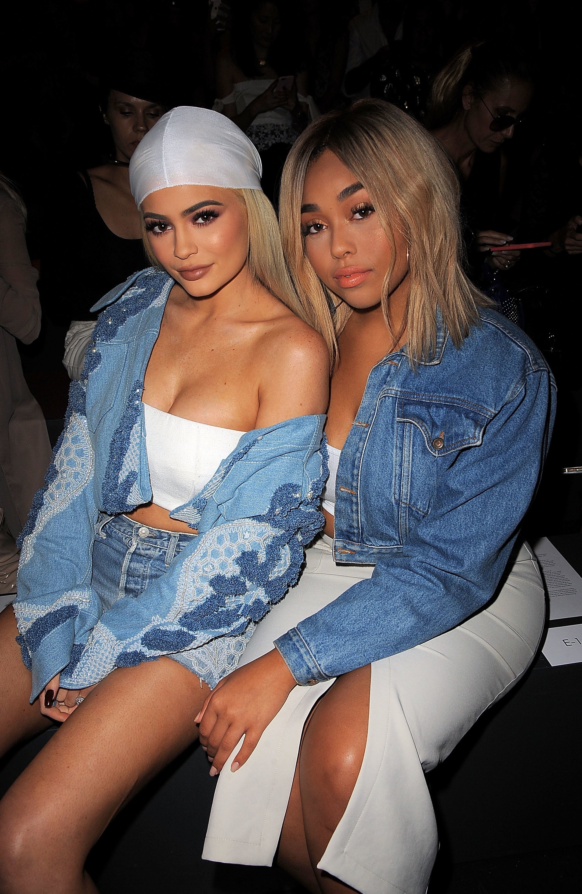 Closeup of Kylie Jenner and Jordyn Woods