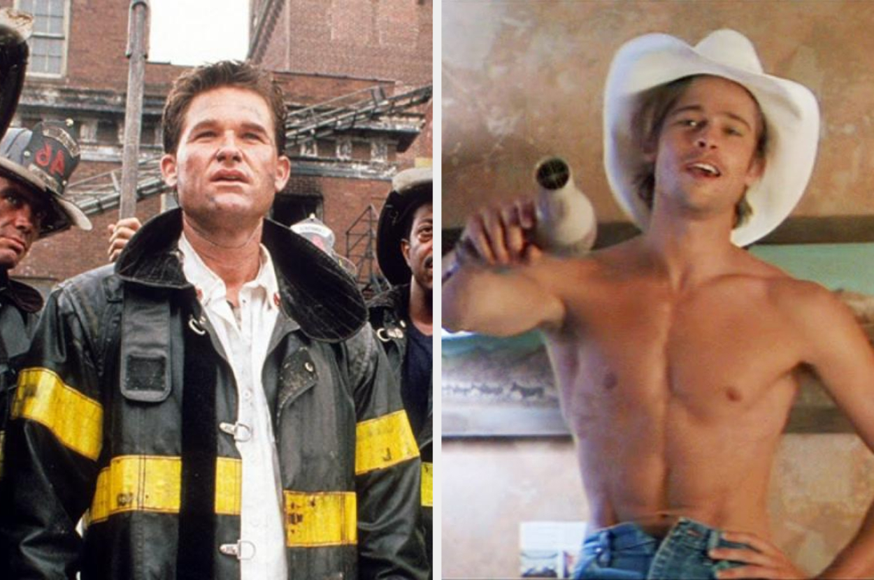 Side-by-side screenshots from &quot;Backdraft&quot; and &quot;Thelma &amp;amp; Louise&quot;