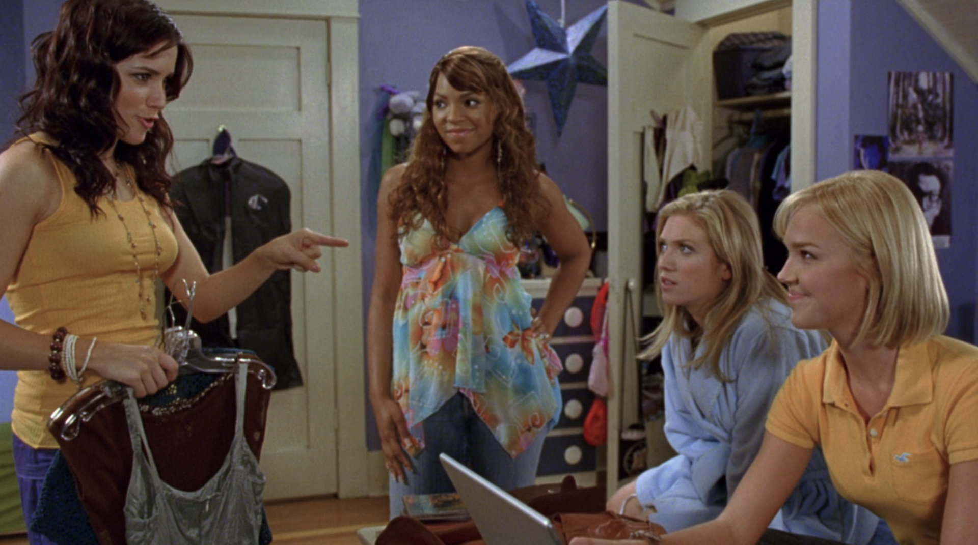Sophia Bush, Ashanti, Brittany Snow and Arielle Kebell in &quot;John Tucker Must Die&quot;