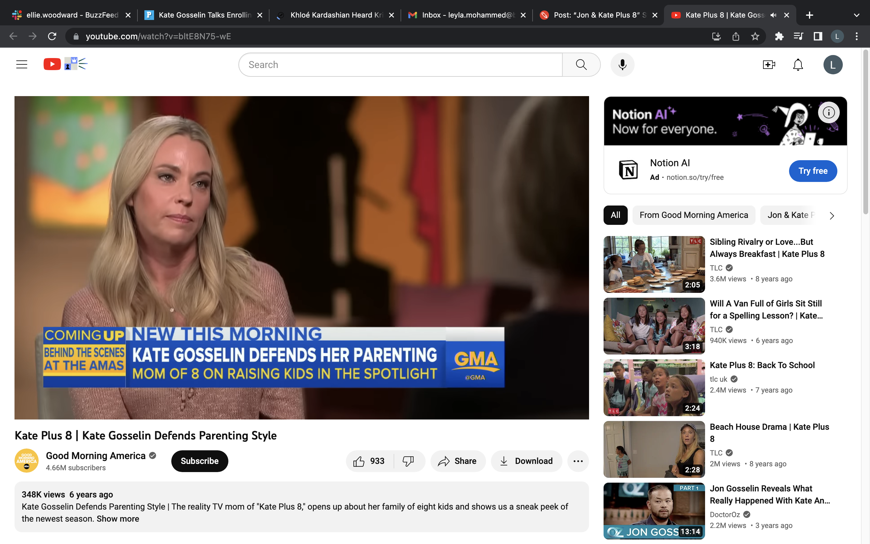 Collin Gosselin Calls Mom Kate Gosselin "Abusive"