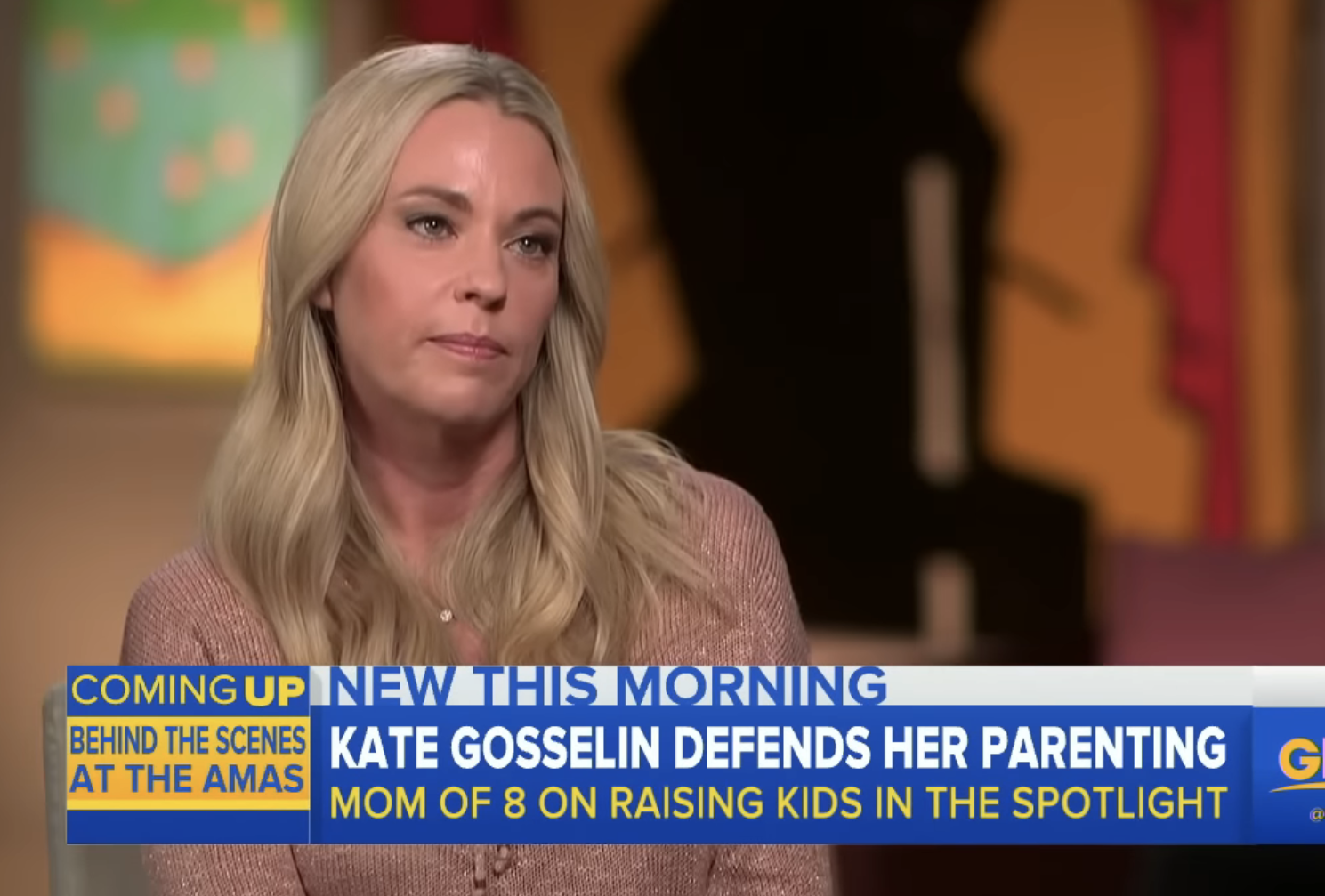 Closeup of Kate Gosselin on &quot;Good Morning America&quot;