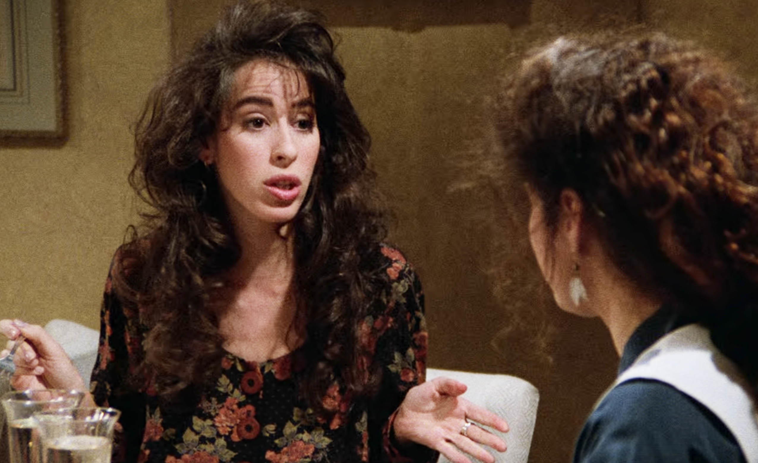 Closeup of Maggie Wheeler in &quot;Seinfeld&quot;