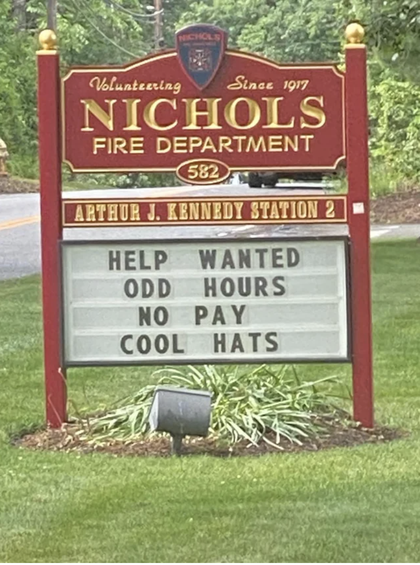 &quot;No pay cool hats&quot;