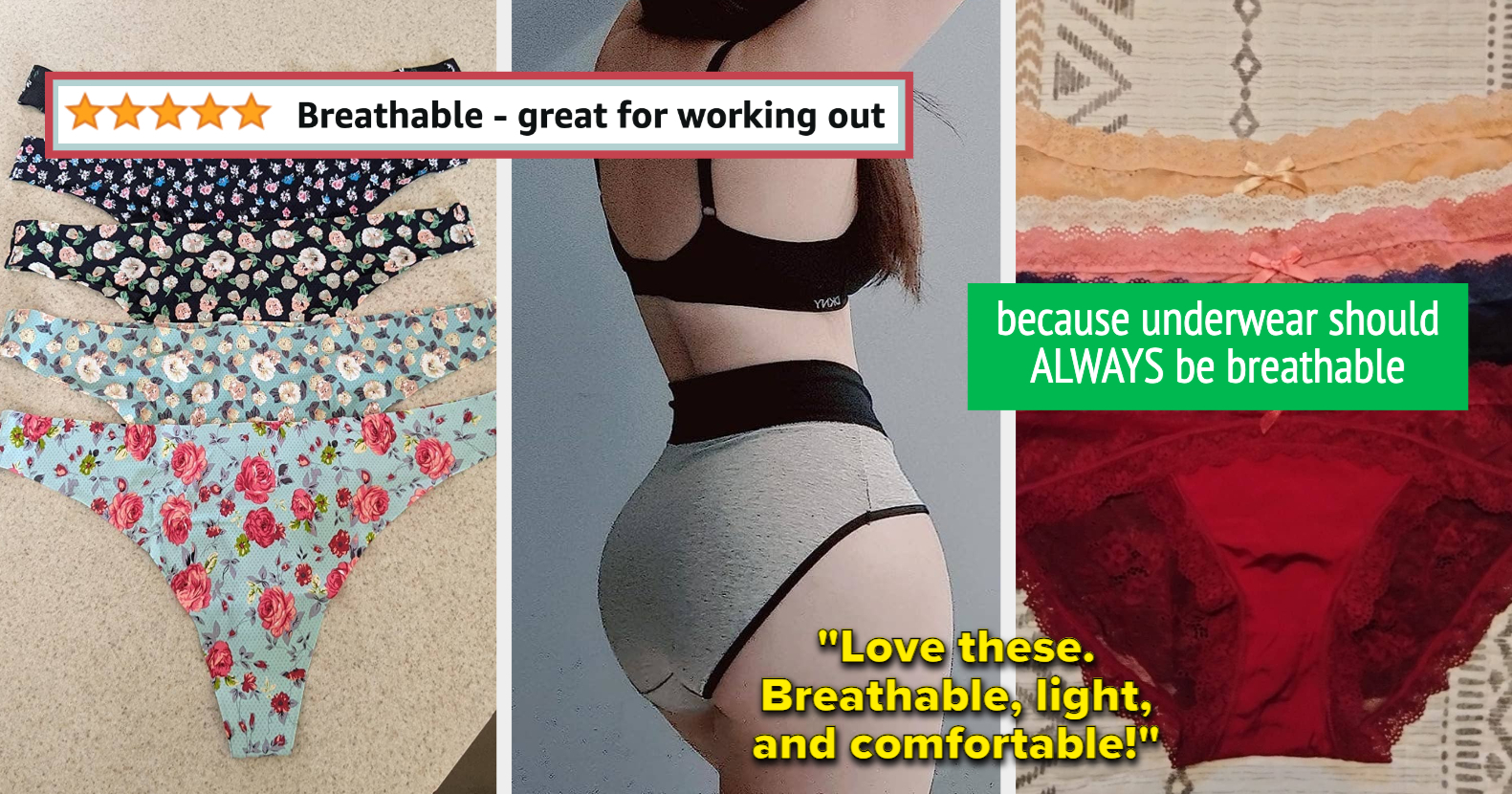 Mrat Seamless Panties Moisture-Wicking Underwear Women Lace