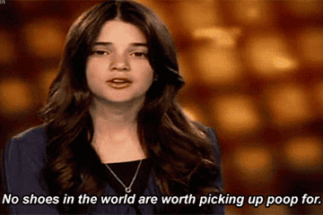Kendall Jenner explaining why she wouldn&#x27;t pick up poop for new shoes
