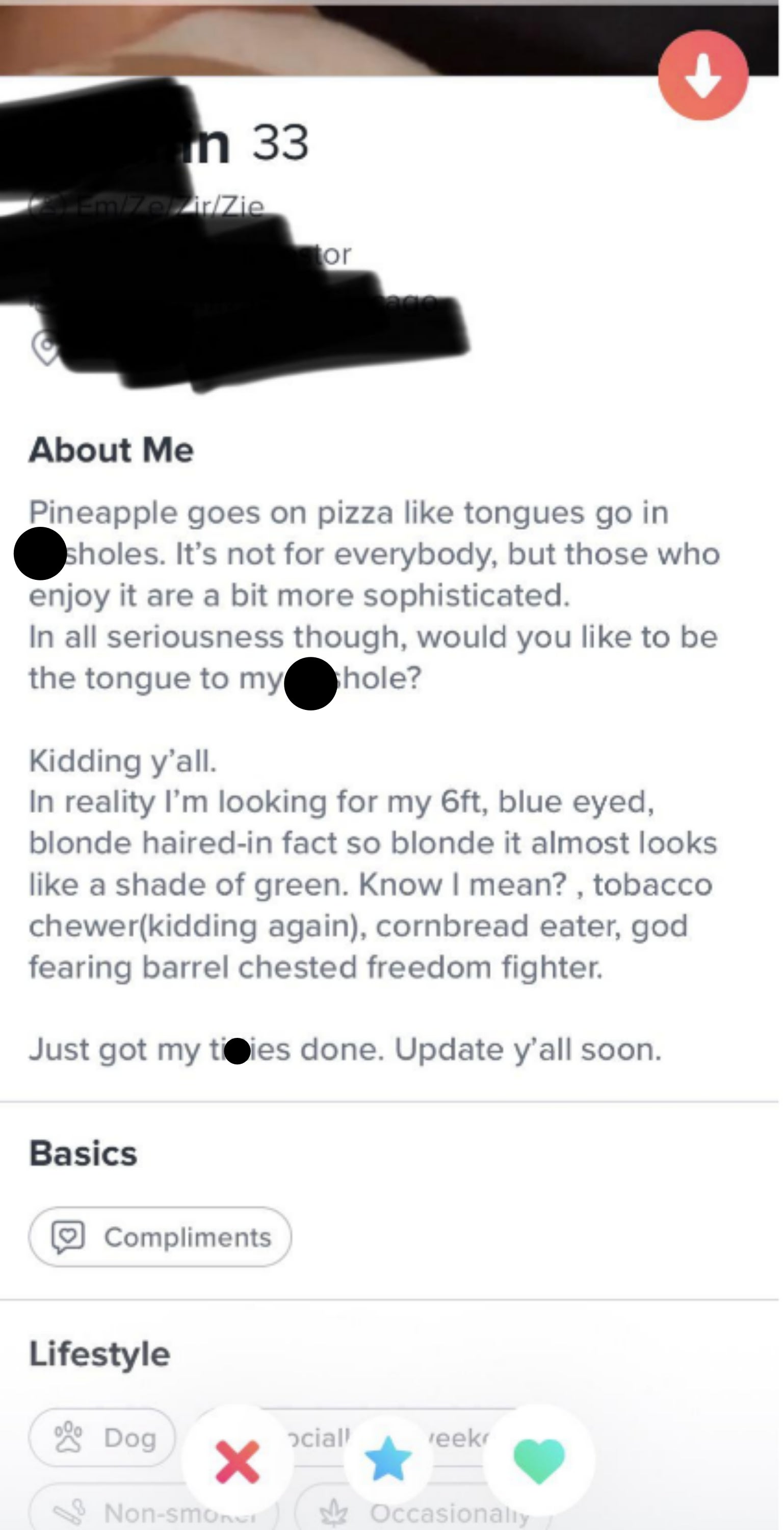 24 Terrible Tinder Screenshots This Month