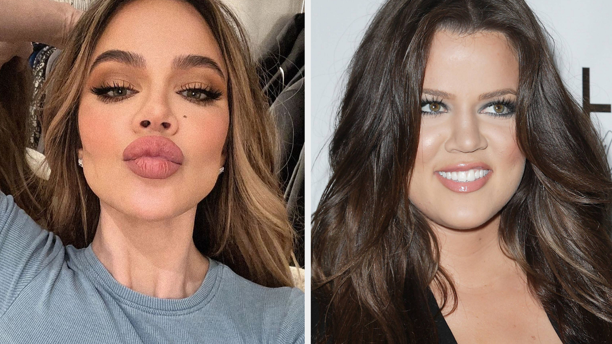 Khloé Kardashian responds to a comment about her old face