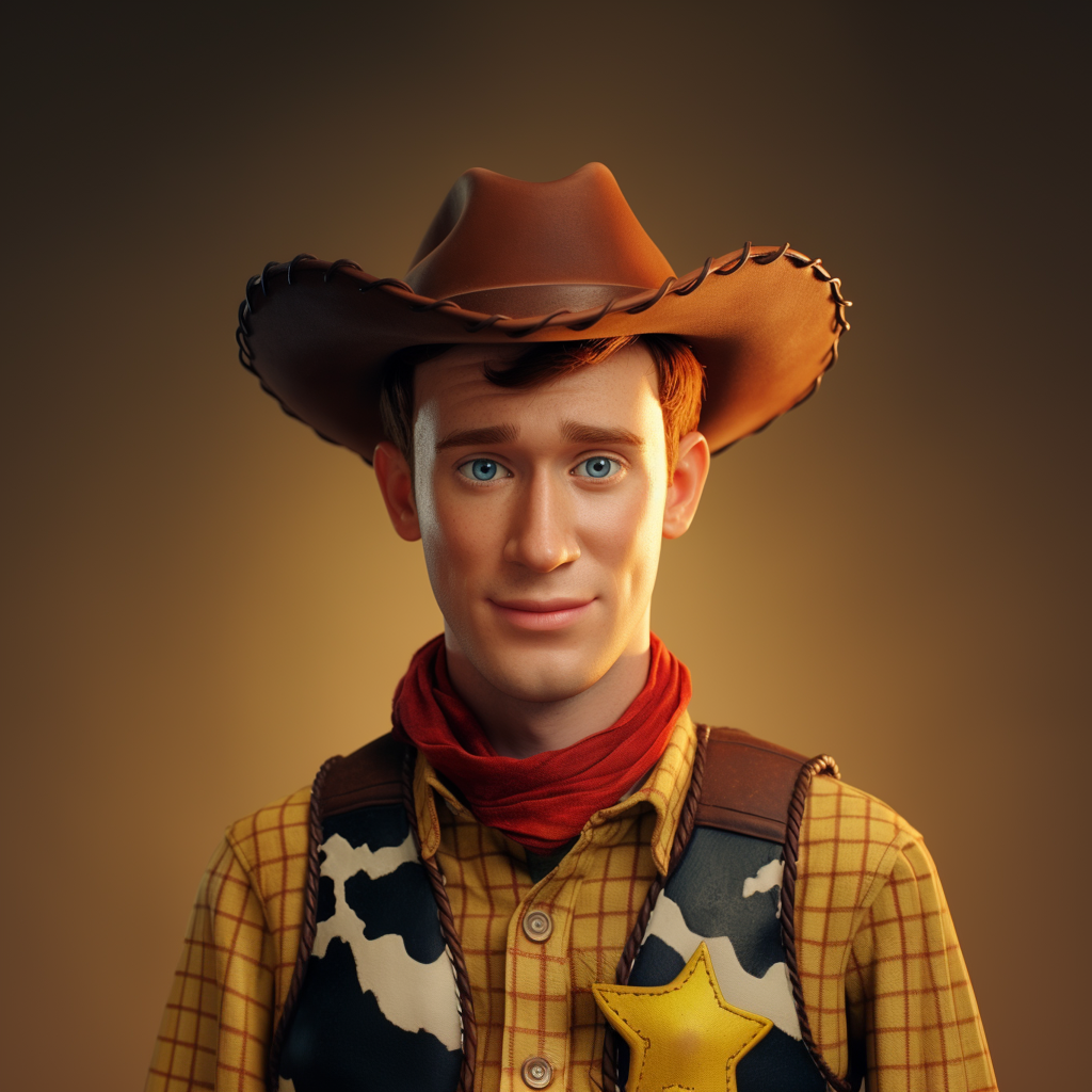 Wood as a cowboy in real life