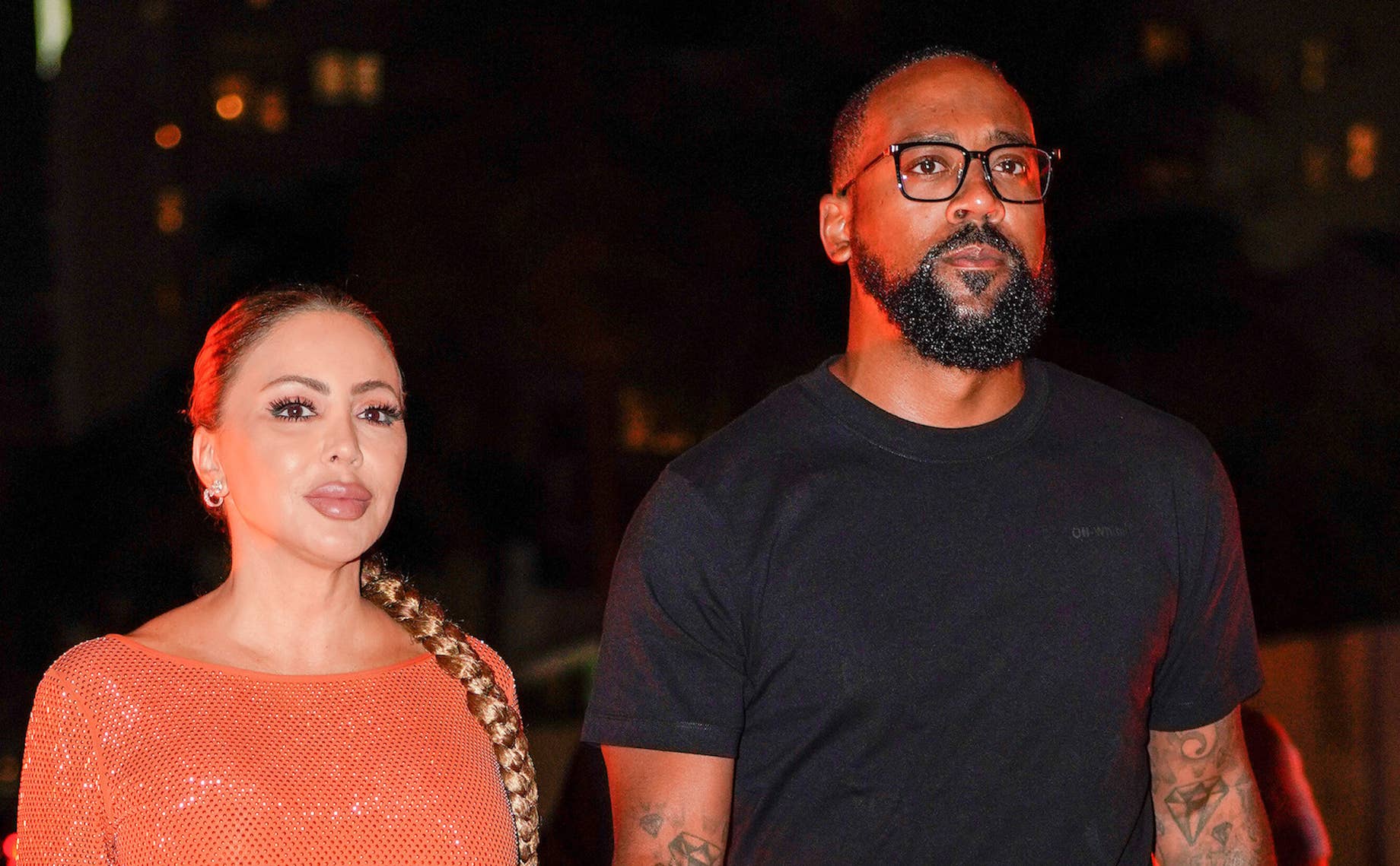 Larsa Pippen & Marcus Jordan Discuss Snooping on Partner's Phone Complex