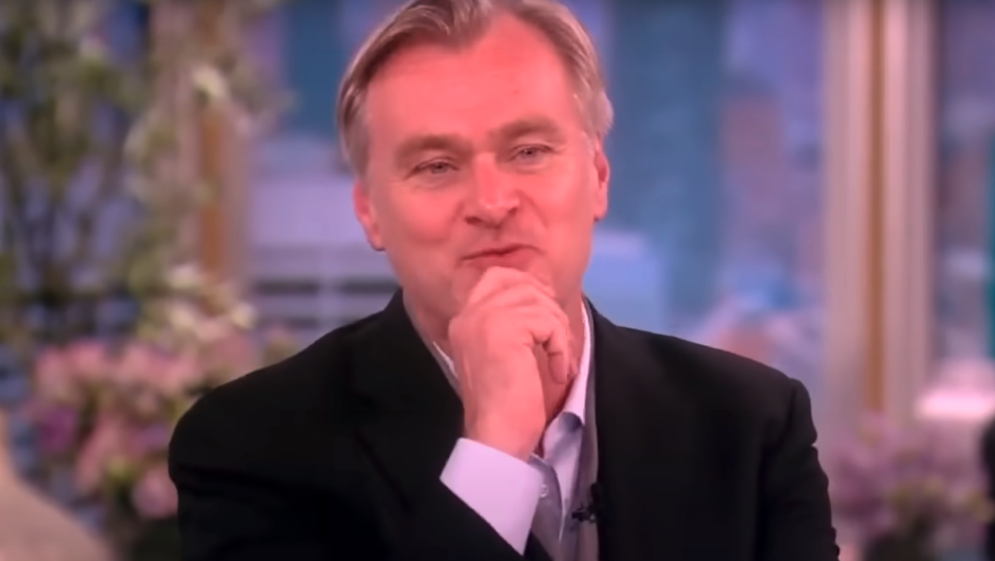 Closeup of Christopher Nolan