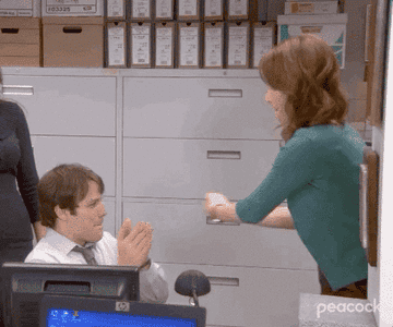 erin and pete on the office