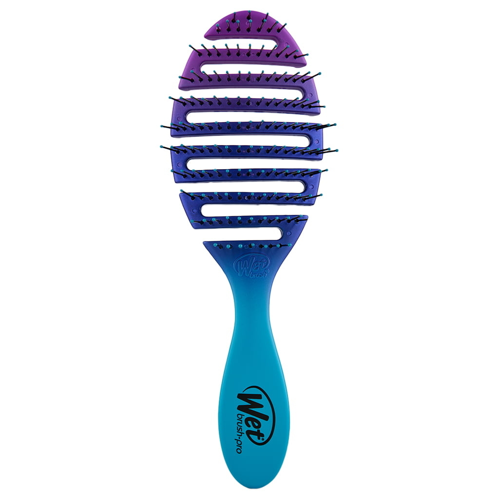 A picture of the blue hairbrush
