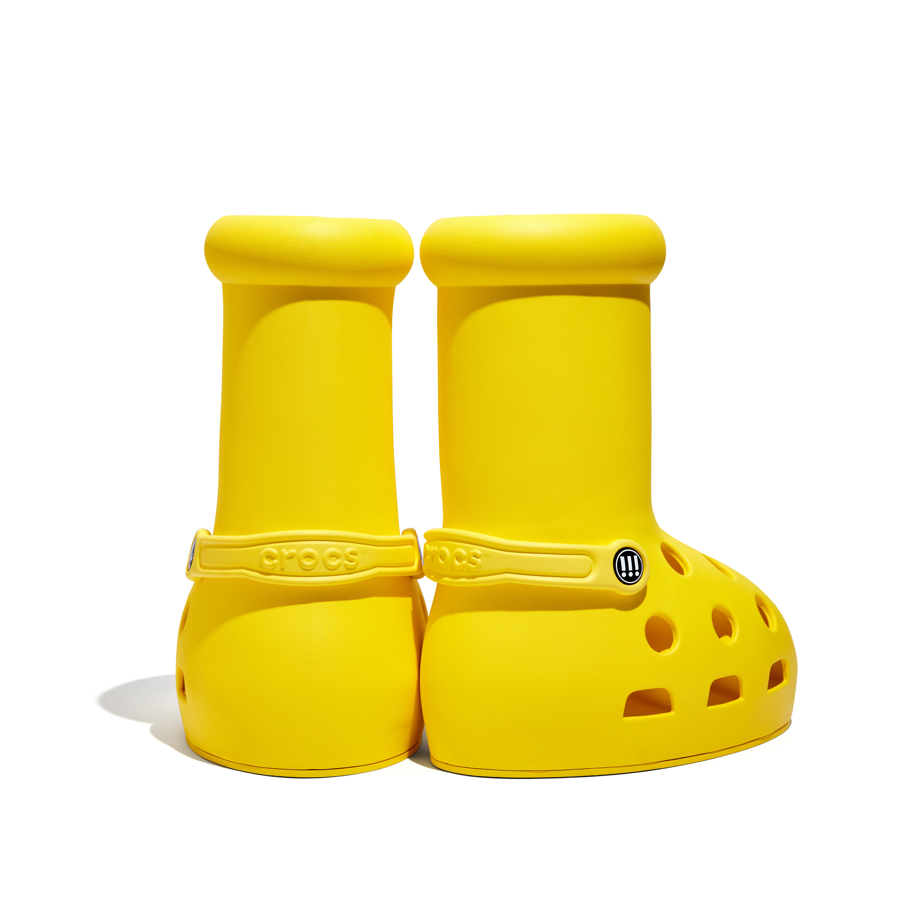 Yellow crocs clearance shoes