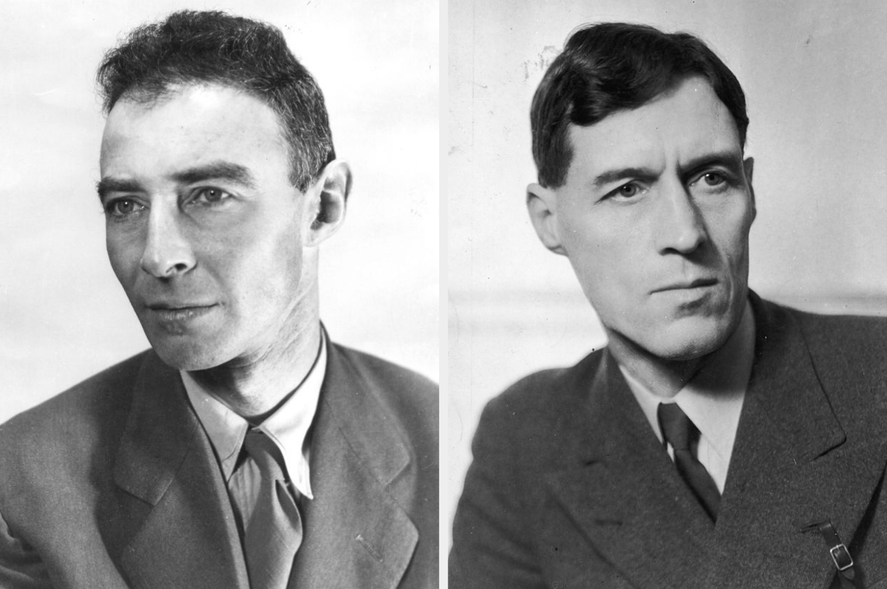 J. Robert Oppenheimer and Patrick Blackett