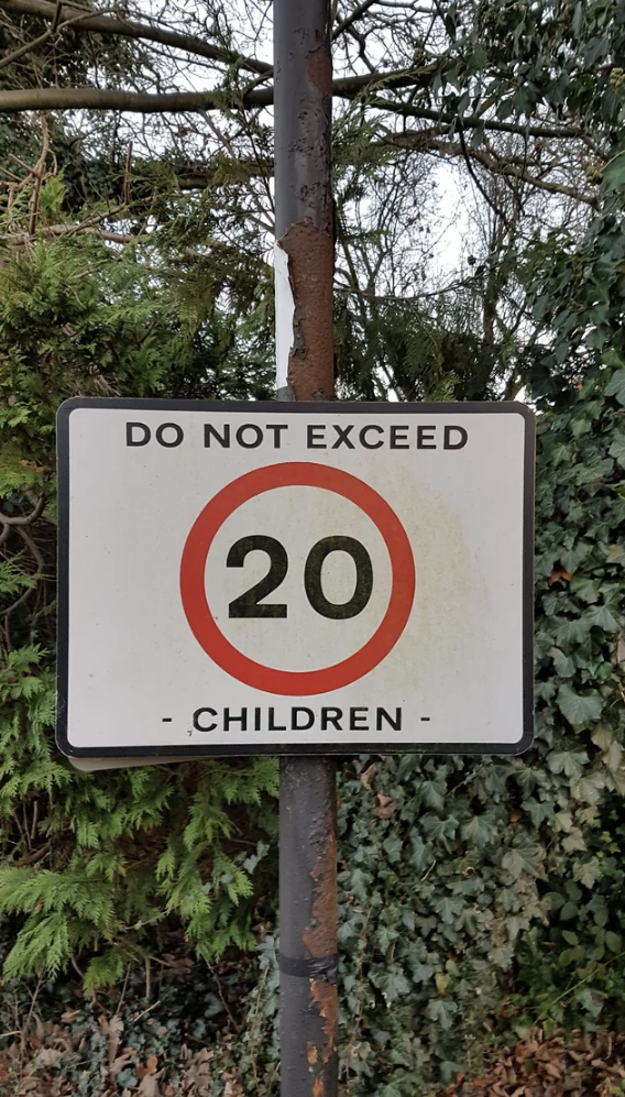 do not exceed 20 children