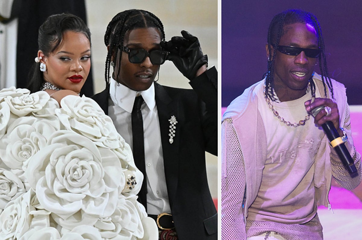 ASAP Rocky Taunts Travis Scott Over Rihanna Relationship During Rolling  Loud Festival Performance
