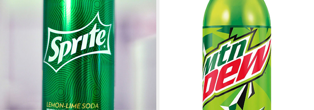 Sprite Vs Mountain Dew Logo Battle