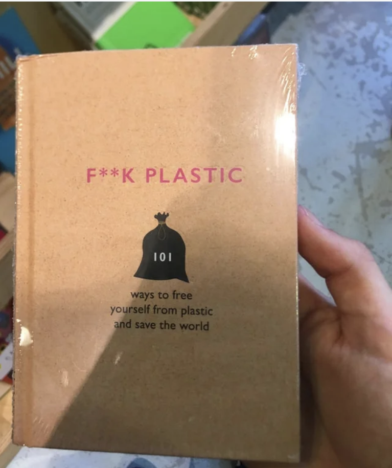 book in plastic