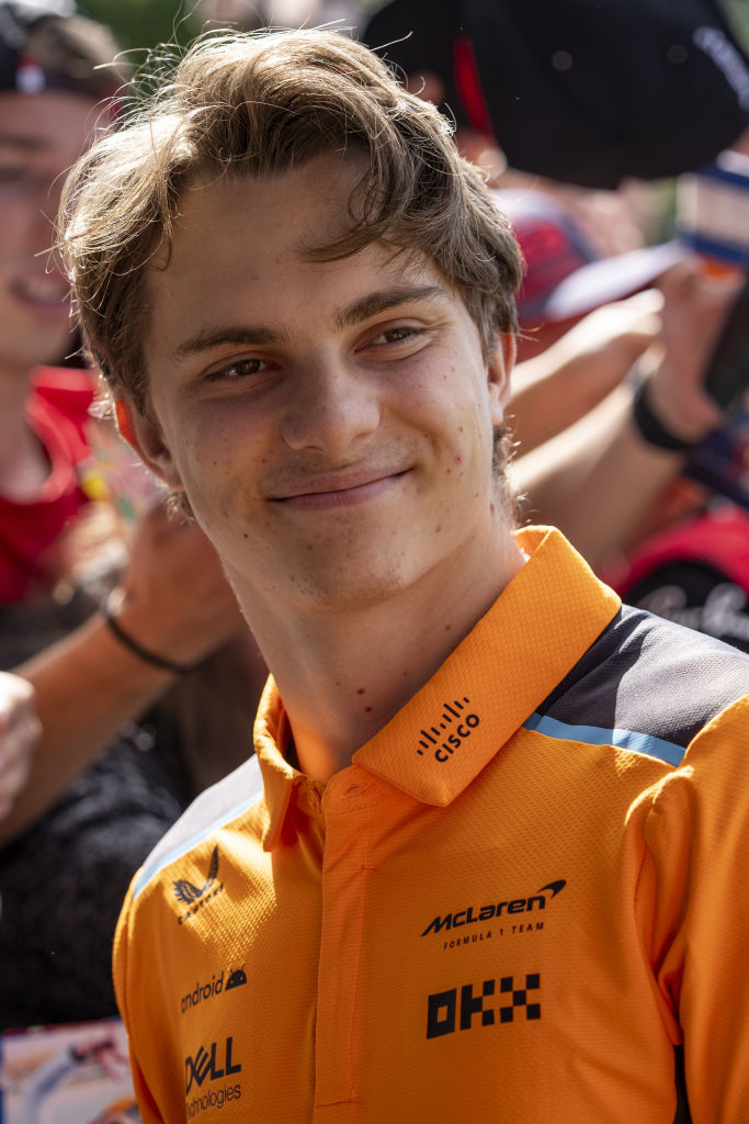 Oscar Piastri of Australia and McLaren