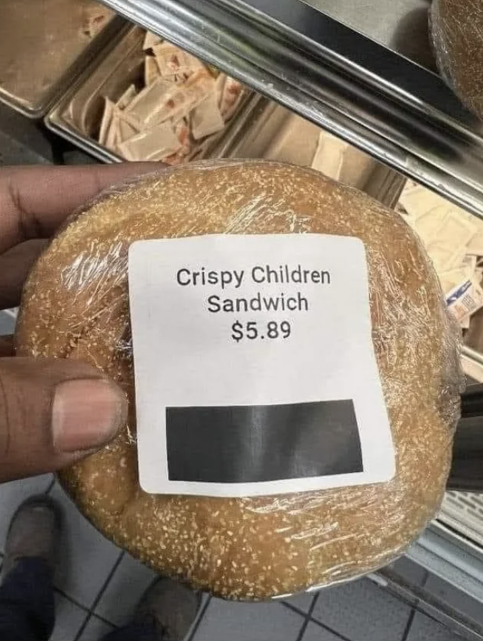 &quot;Crispy Children Sandwich&quot;