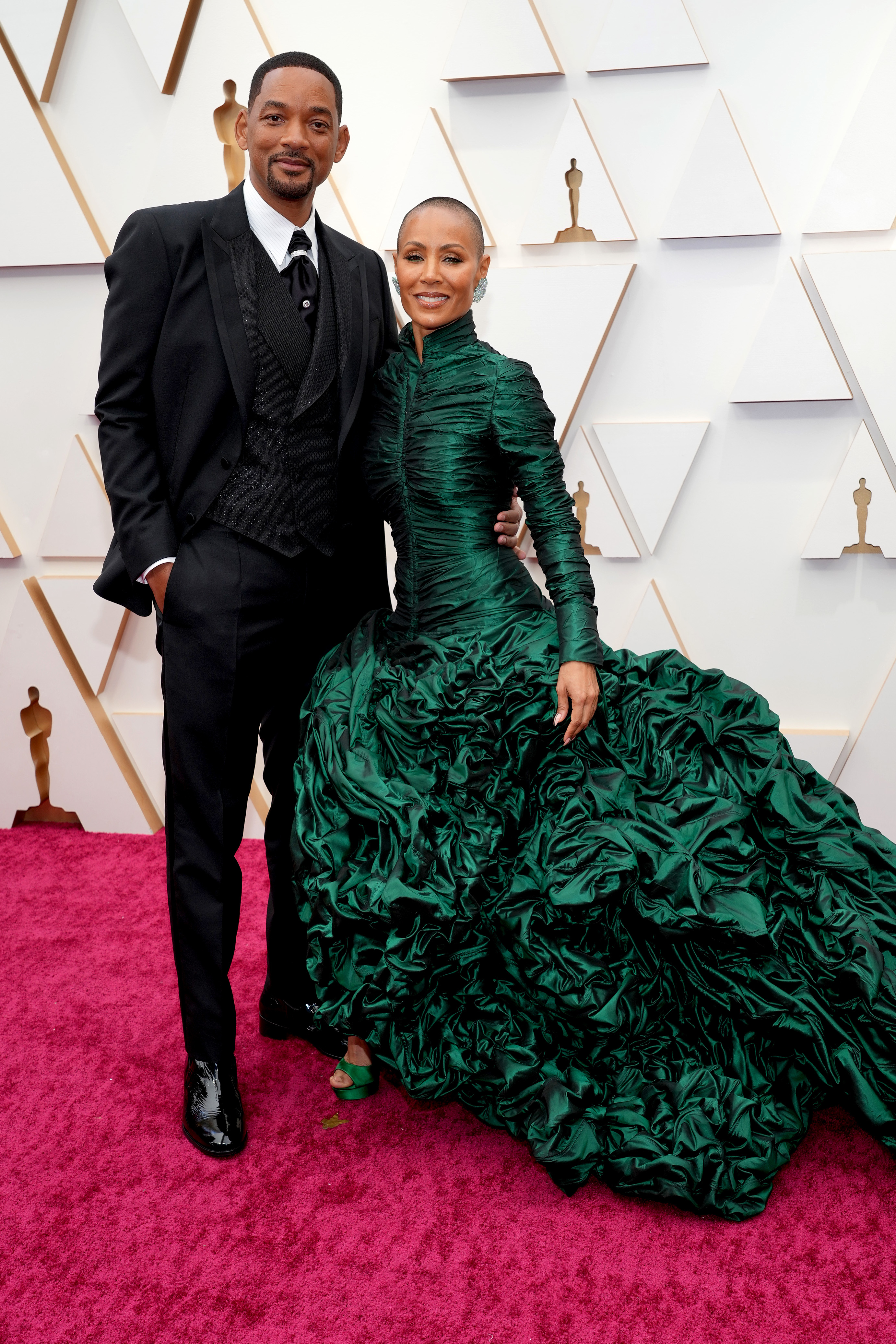 Will Smith and Jada Pinkett on the red carpet