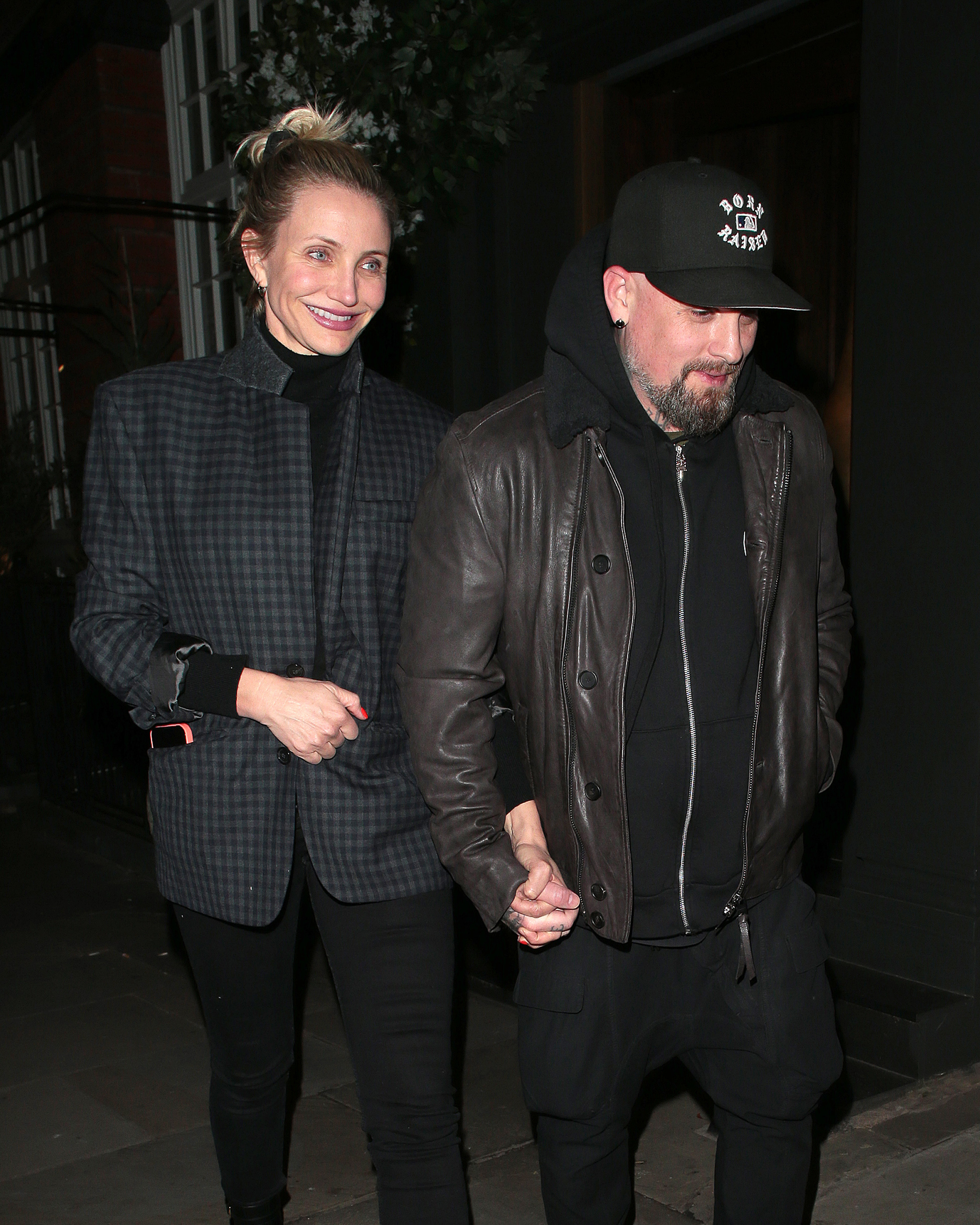 Cameron Diaz and Benji Madden out and about holding hands