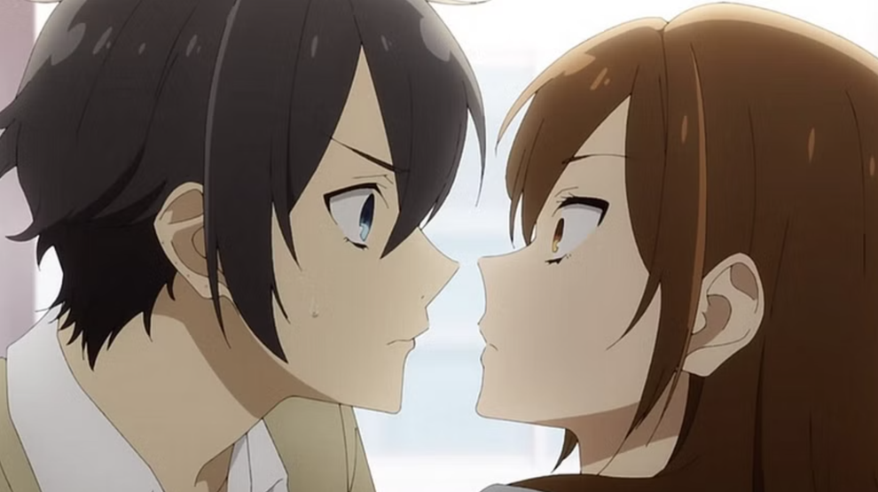 Anime Trending on X: A smooth and stolen kiss Anime: Hormiya The