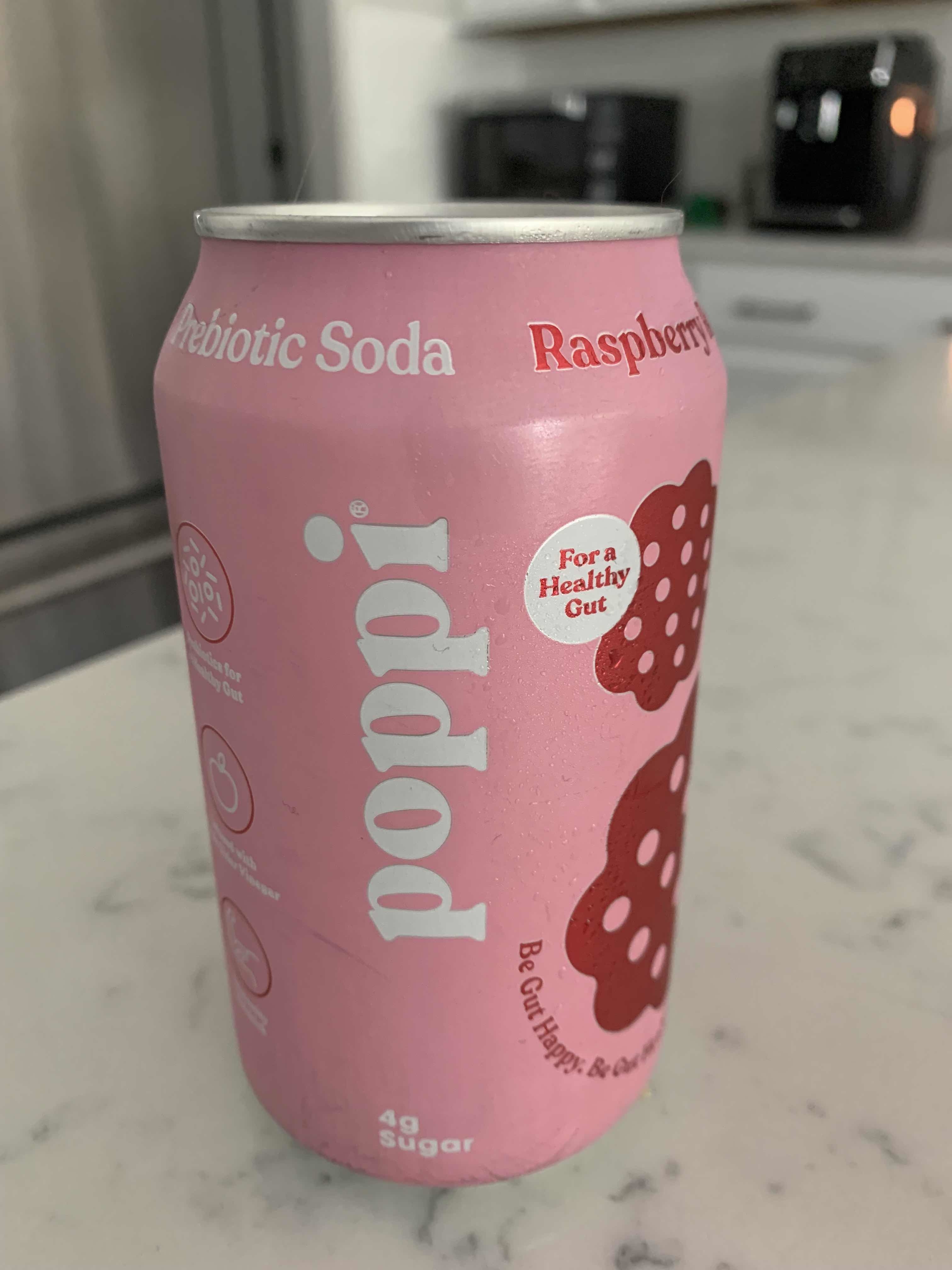 Poppi Raspberry Rose Prebiotic Soda