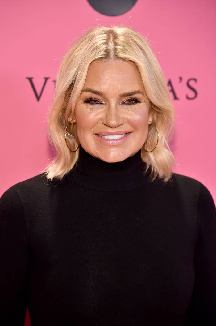 Closeup of Yolanda Hadid