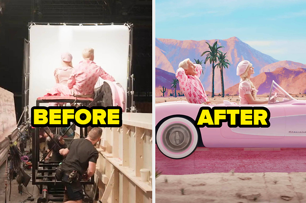 The "Barbie" Transition Scenes Between Barbie Land And The Real World Were Filmed Without CGI, And It's So Cool