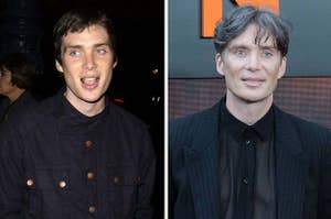 Cillian Murphy then and now