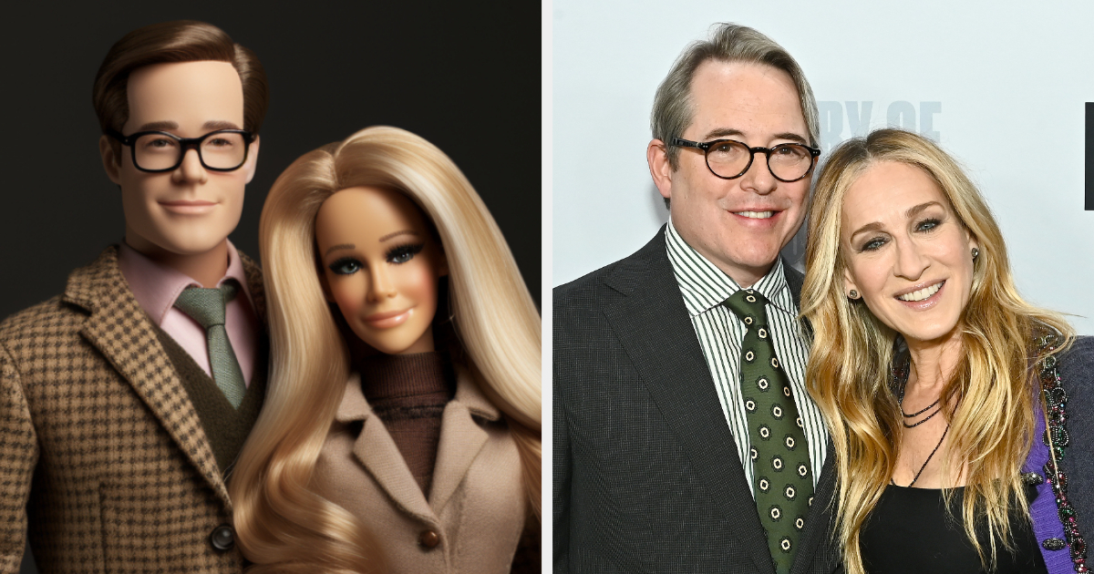 Matthew Broderick and Sarah Jessica Parker dolls vs. real-life