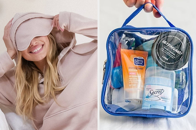 hoodie and toiletry bag 