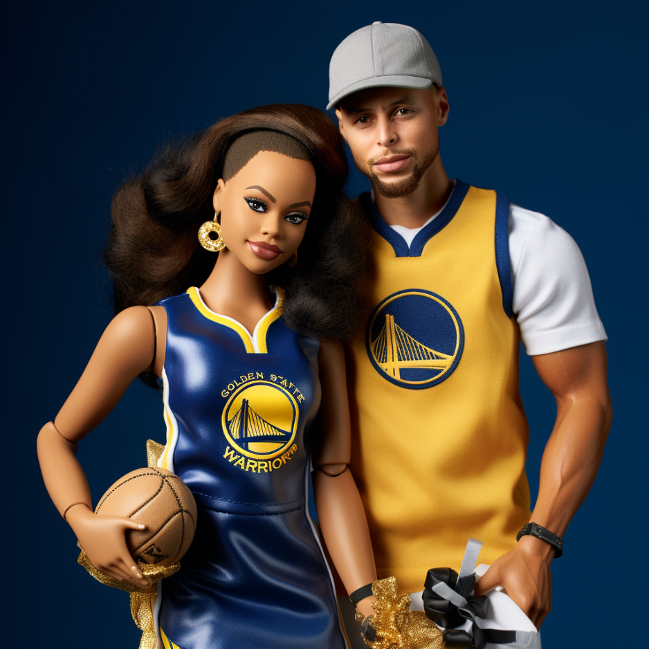 Stephen and Ayesha Curry dolls