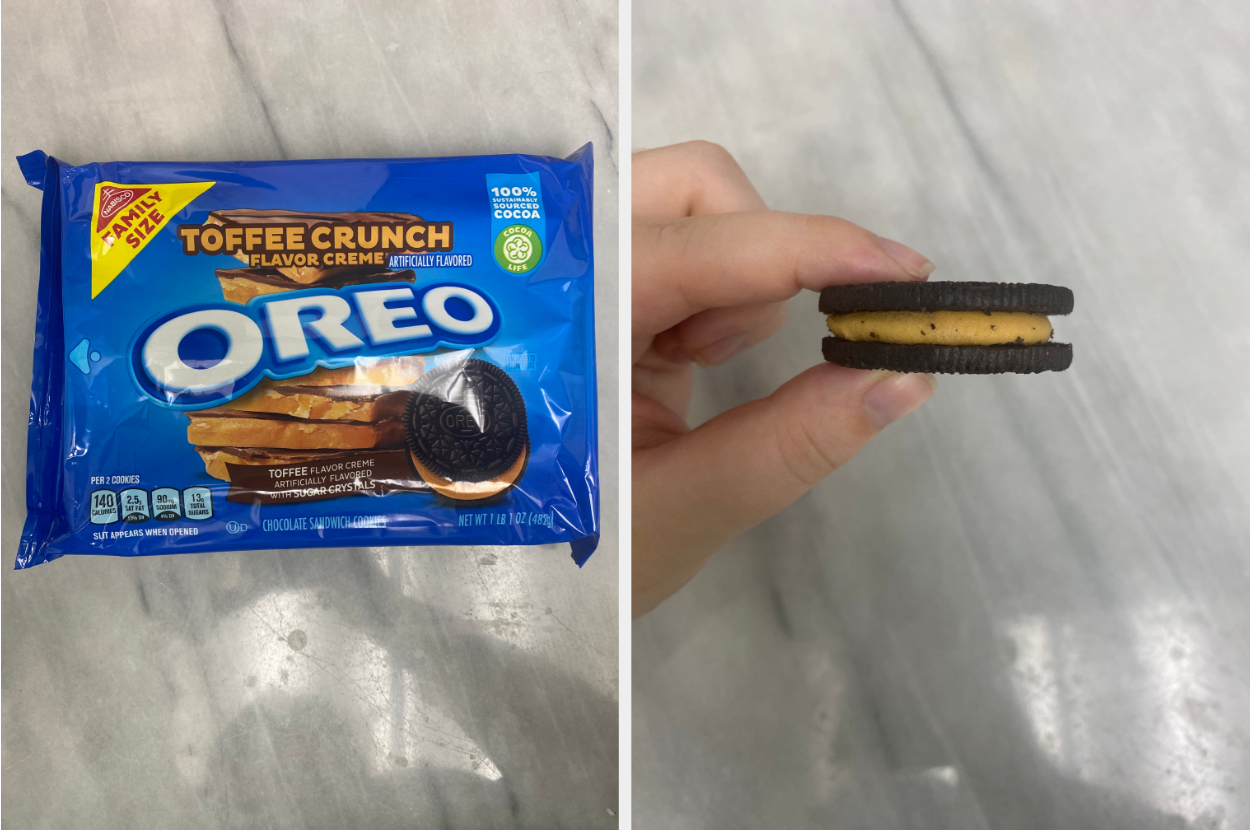 OREO Peanut Butter Flavor Creme Chocolate Sandwich Cookies Family