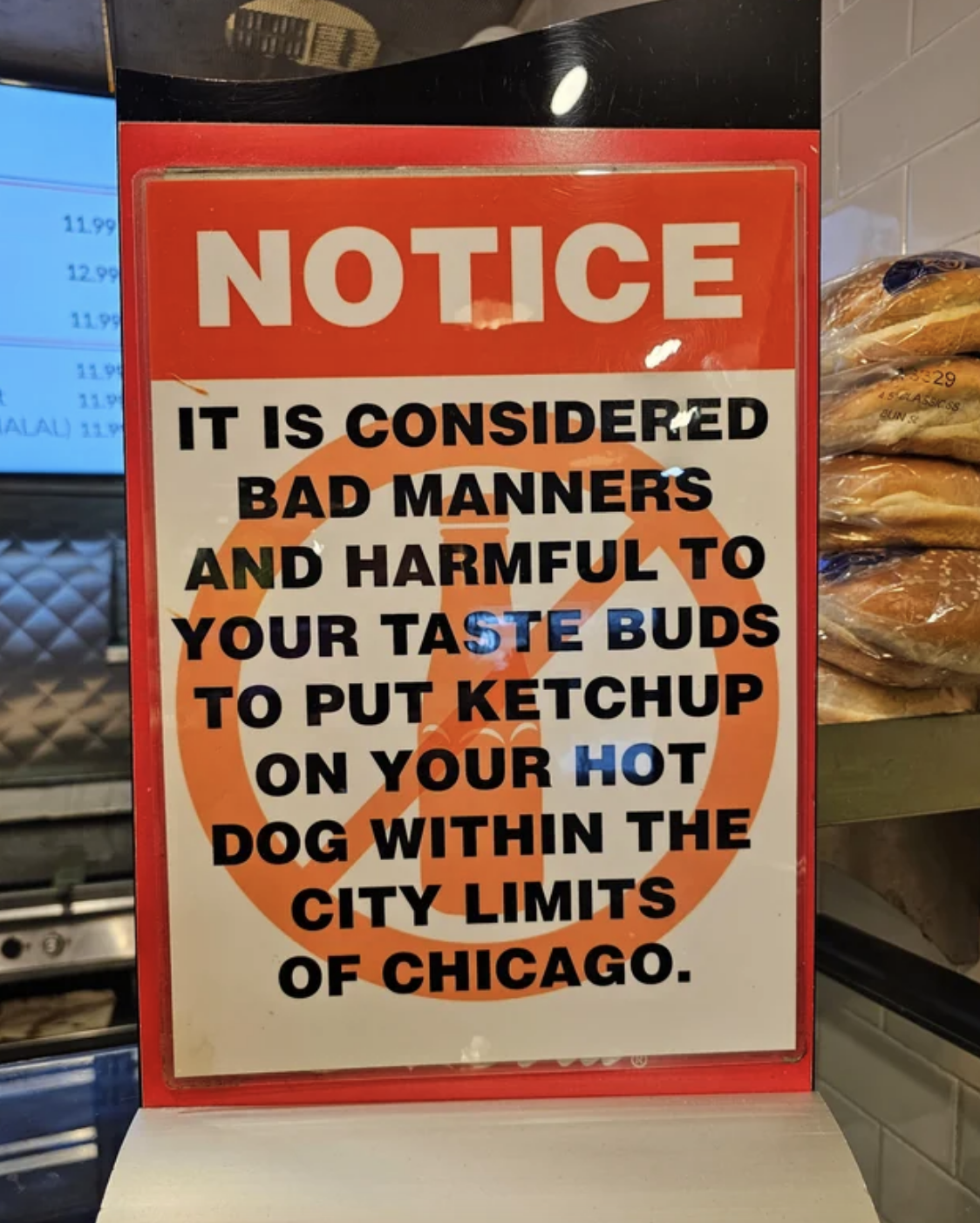 &quot;It is considered bad manners and harmful to your taste buds to put ketchup on your hot dog within the city limits of Chicago.&quot;