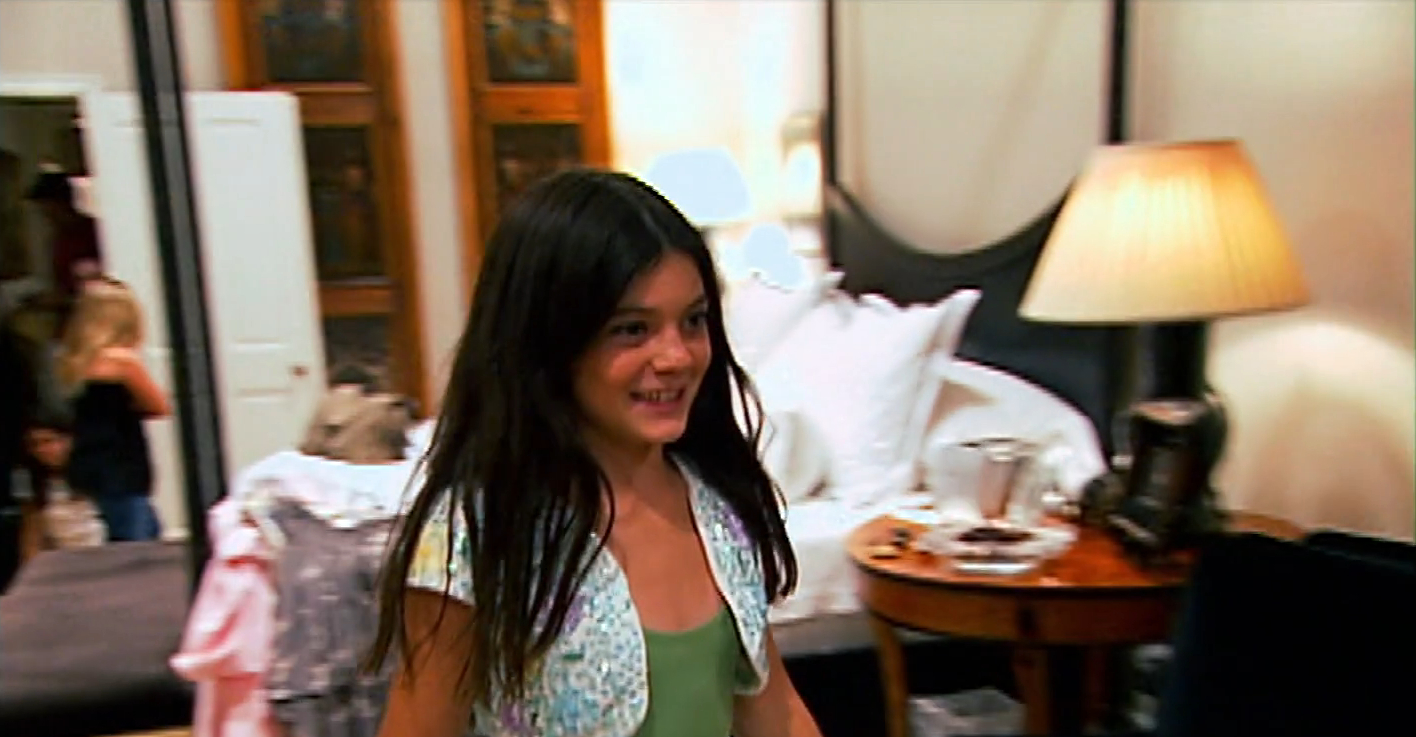Kylie Jenner in season one of Keeping Up With The Kardashians