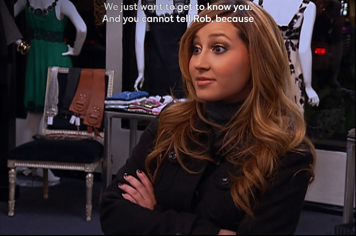 Adrienne Bailon in season two of Keeping Up With The Kardashians