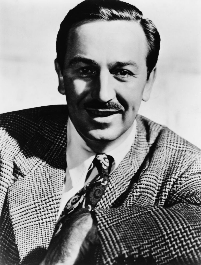 Closeup of Walt Disney