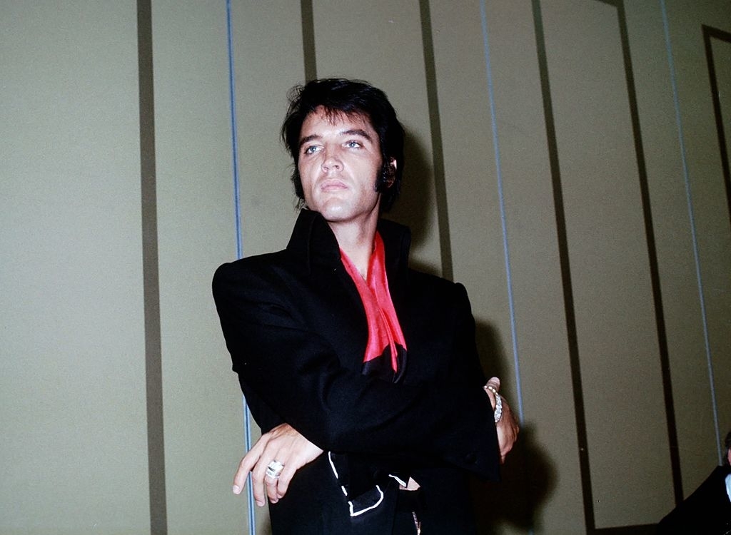Closeup of Elvis Presley
