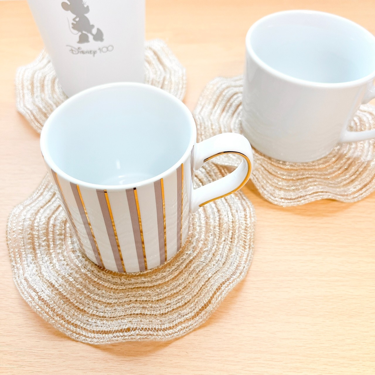 DAISO(ダイソー)のオススメのコースター「フリルコースター」