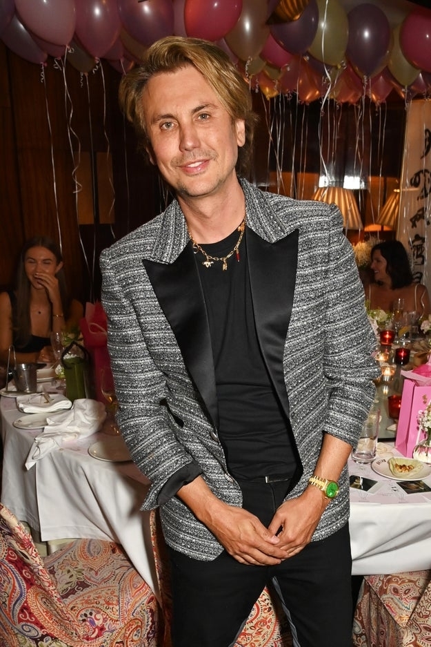 Jonathan Cheban attends the White Rose X Holly Scarfone bikini pre-launch dinner on July 20, 2023