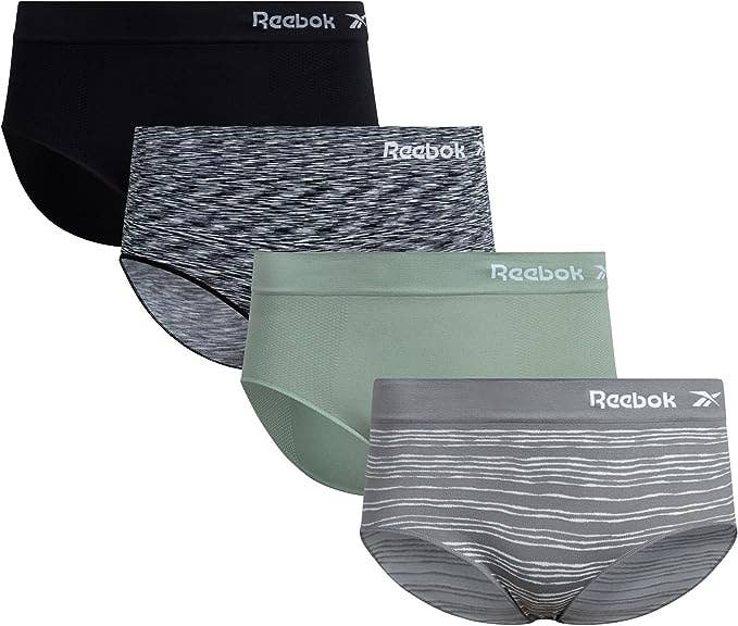 SIZE SMALL Reebok Seamless Hipsters Womens Underwear 3 Pack Performance  Training