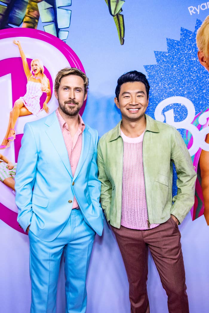 Ryan and Simu at a Barbie media event