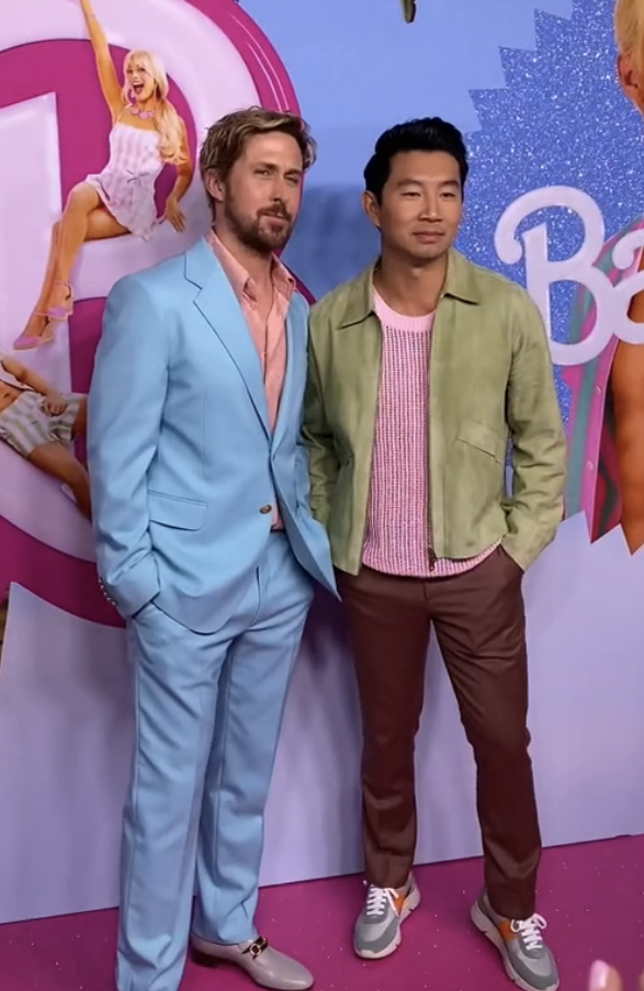 Ryan and Simu at the Barbie media event