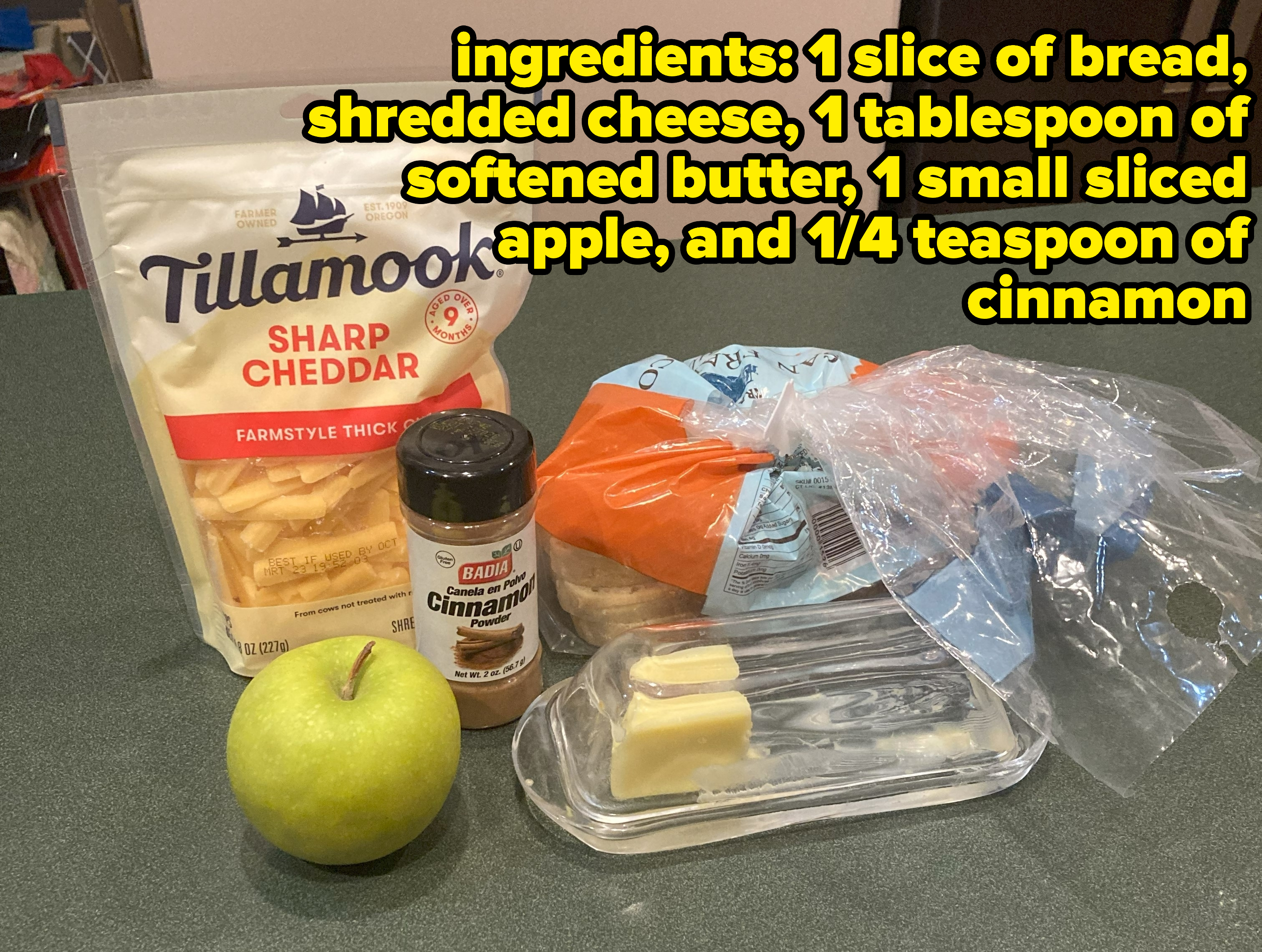 photo of the ingredients