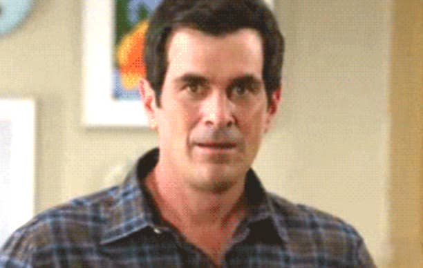 Closeup of Ty Burrell in &quot;Modern Family&quot;