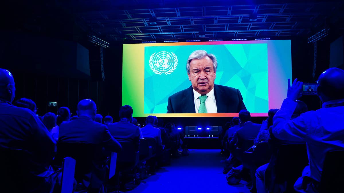 United Nations Secretary-General António Guterres called on world leaders to take "dramatic, immediate climate action."